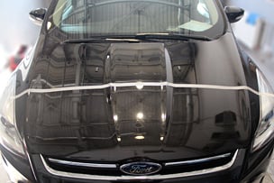 Оклейка прозрачной защитной плёнкой передней части автомобиля